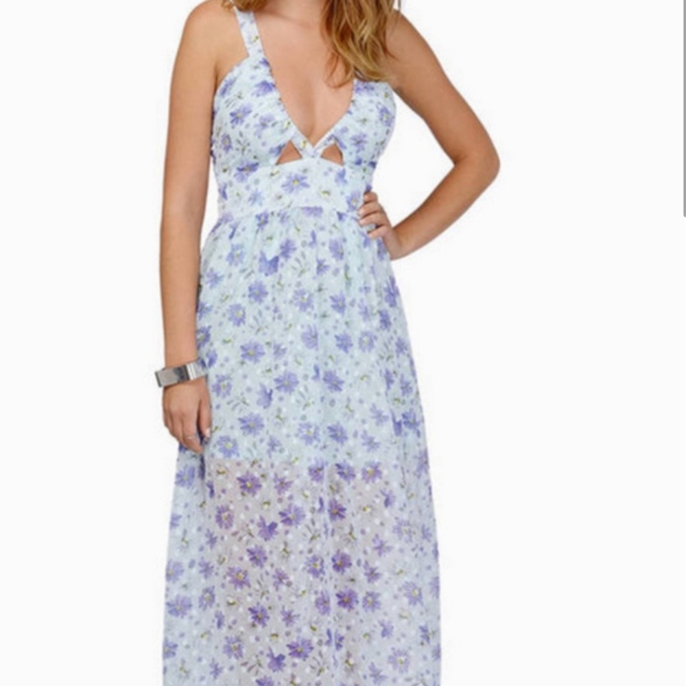 Floral maxi dress